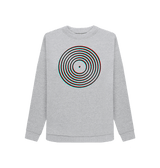 Light Heather Printed Sweater Front