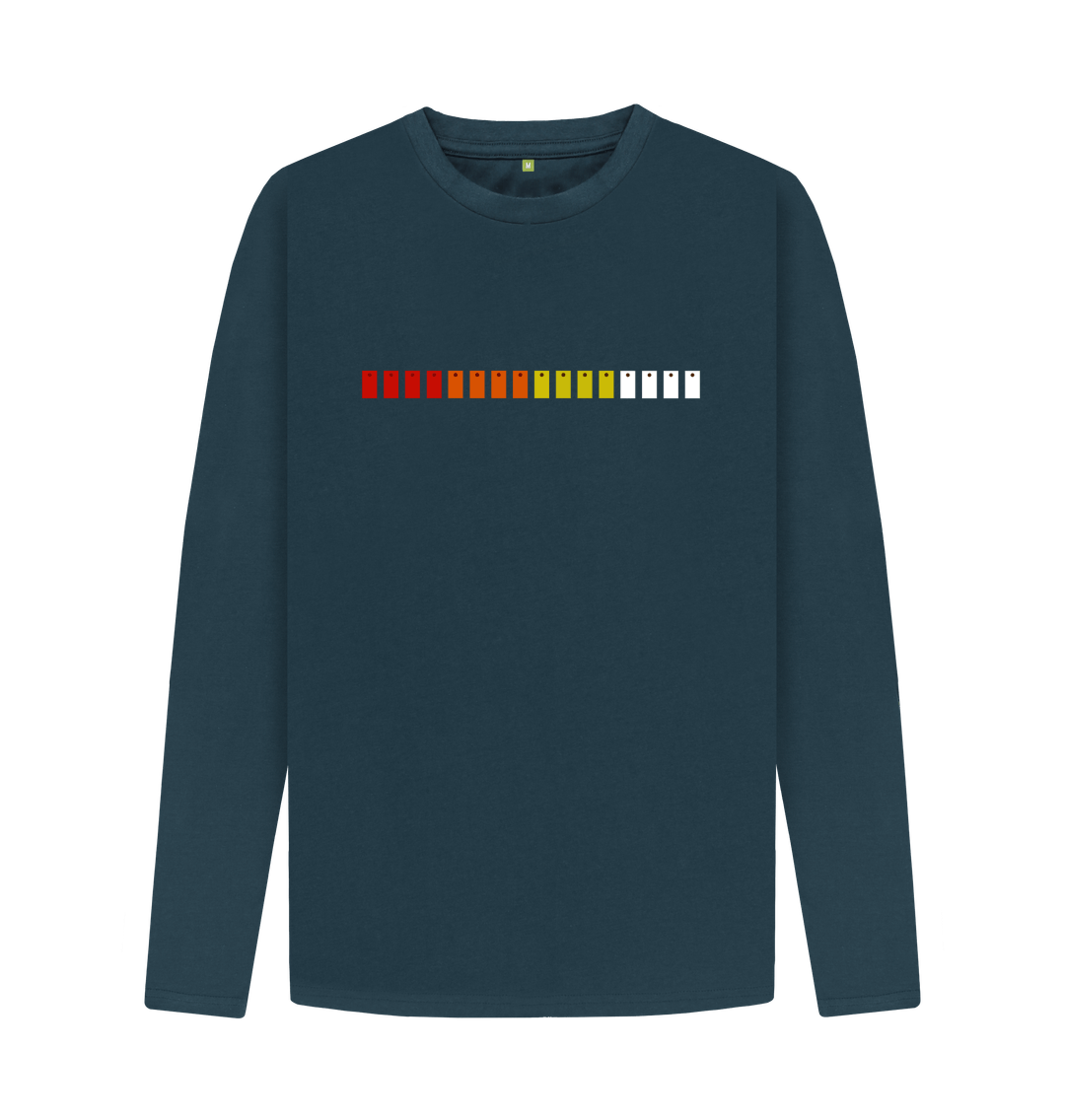 Denim Blue TR-808 Pads Mens Long Sleeve T-Shirt