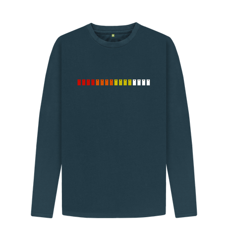 Denim Blue TR-808 Pads Mens Long Sleeve T-Shirt