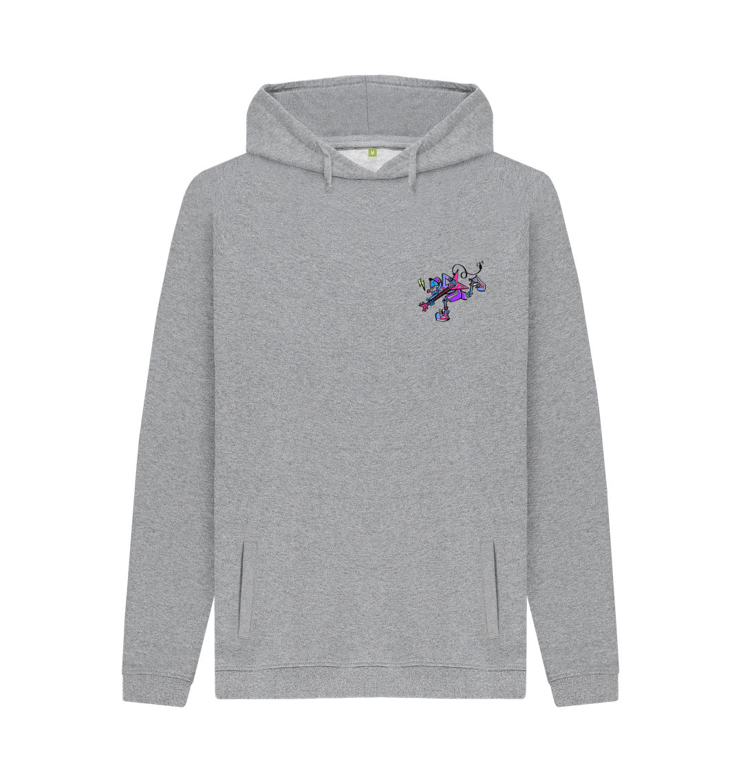 Light Heather Printed Hoody Front