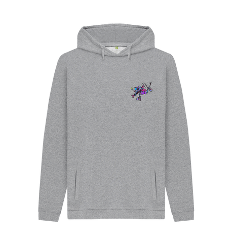 Light Heather Printed Hoody Front