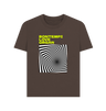 Chocolate Bontempi Love Organ Green & Black Graphic Womens T-Shirt