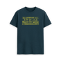 Denim Blue Printed T-shirt Front