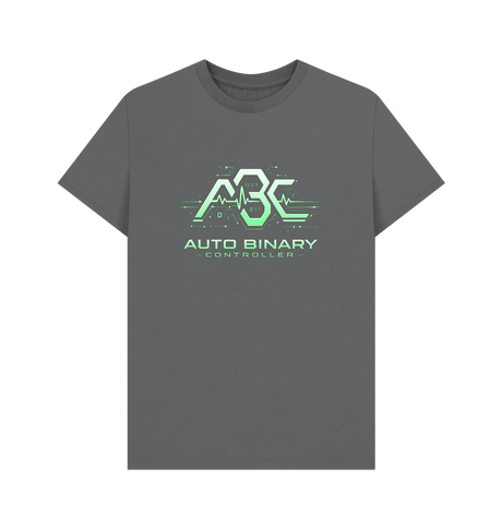 Slate Grey Printed T-shirt Front