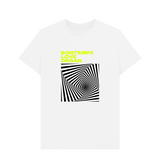 White Bontempi Love Organ Green & Black Graphic Mens T-Shirt