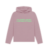 Mauve Printed Hoody Front