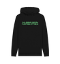 Black Printed Hoody Front