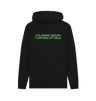 Black Printed Hoody Front