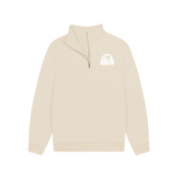 Oat Sound Shirts Pocket Logo Quarter Zip Unisex Sweatshirt