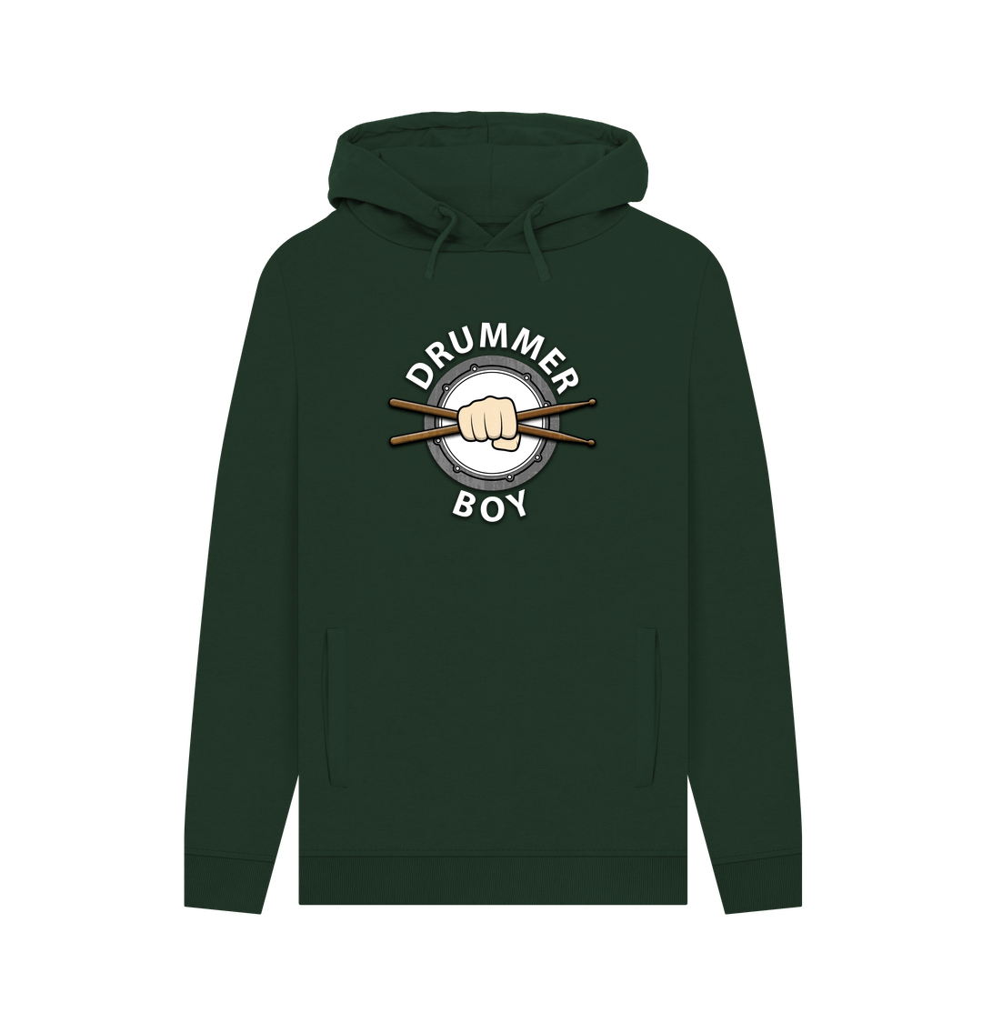 Evergreen \"Drummer Boy Mens Pullover Hoodie