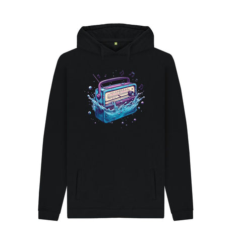 Black Men's Sync Or Swim Hoodie