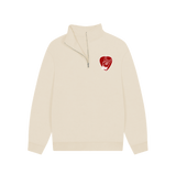 Oat Rock Plectrum Pocket Graphic Unisex Quarter Zip Sweatshirt