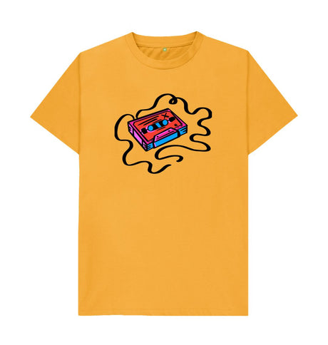 Mustard Marker Pen Cassette Illustration T-Shirt