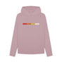 Mauve Womens TR-808 Simple Pads Hoodie