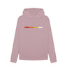 Mauve Womens TR-808 Simple Pads Hoodie