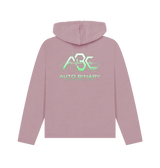 Mauve Printed Hoody Back