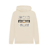 Oat Printed Hoody Front