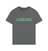 Slate Grey Printed T-shirt Front