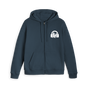 Navy Zip hoody Front