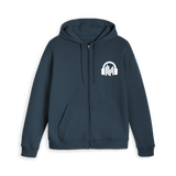 Navy Zip hoody Front