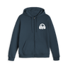 Navy Zip hoody Front