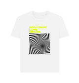 White Bontempi Love Organ Green & Black Graphic Womens T-Shirt