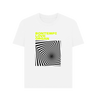White Bontempi Love Organ Green & Black Graphic Womens T-Shirt
