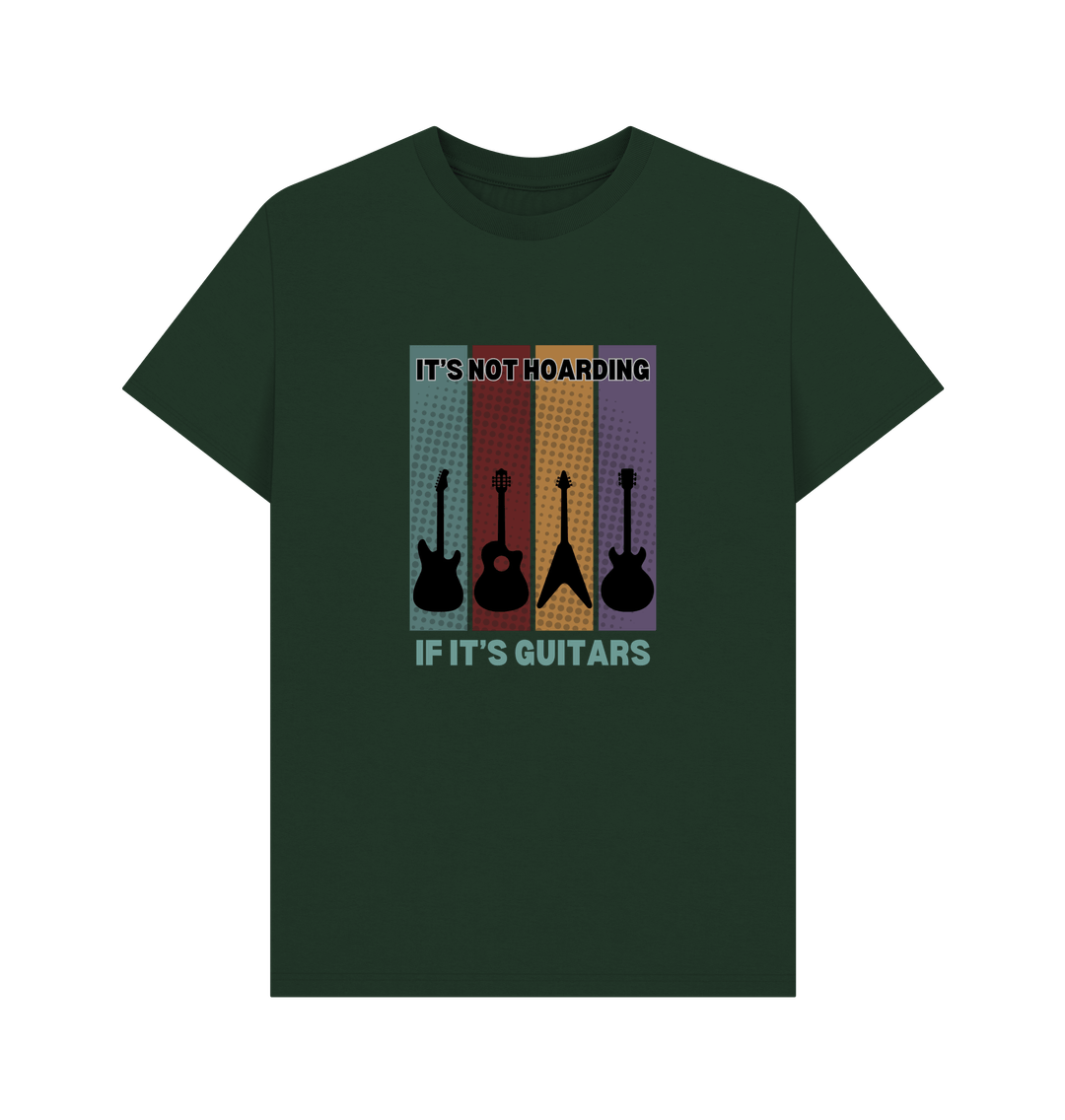 Evergreen \"It's Not Hoarding If It's Guitars\" Mens T-Shirt