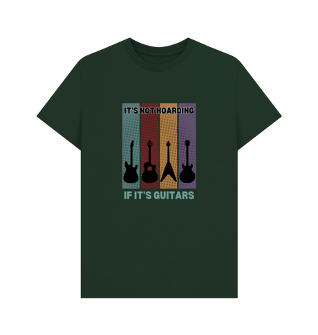 Evergreen \"It's Not Hoarding If It's Guitars\" Mens T-Shirt