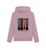 Mauve \"It's Not Hoarding If It's Guitars\" Womens Pullover Hoodie