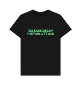 Black Printed T-shirt Front