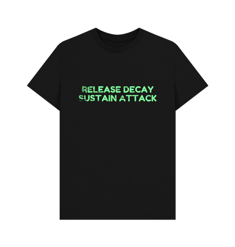 Black Printed T-shirt Front