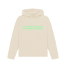 Oat Printed Hoody Front