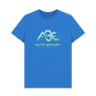 Bright Blue Printed T-shirt Front