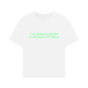 White Printed T-shirt Front