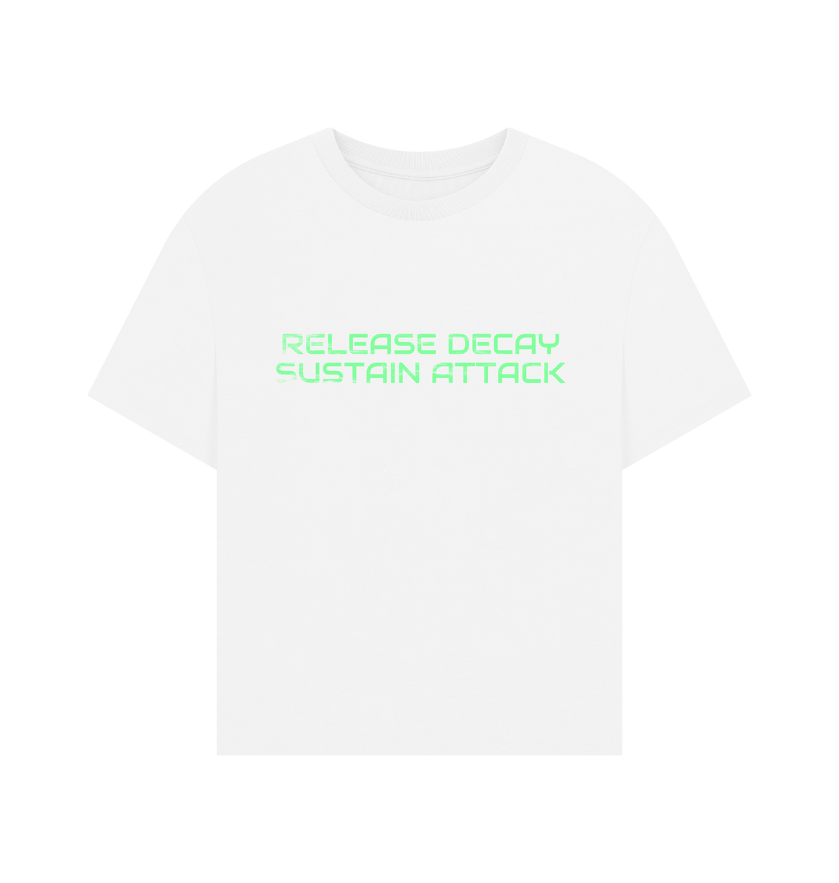 White Printed T-shirt Front