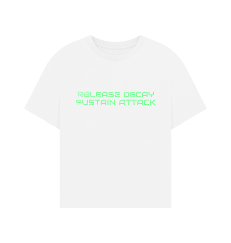 White Printed T-shirt Front