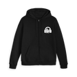 Black Zip hoody Front