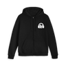 Black Zip hoody Front