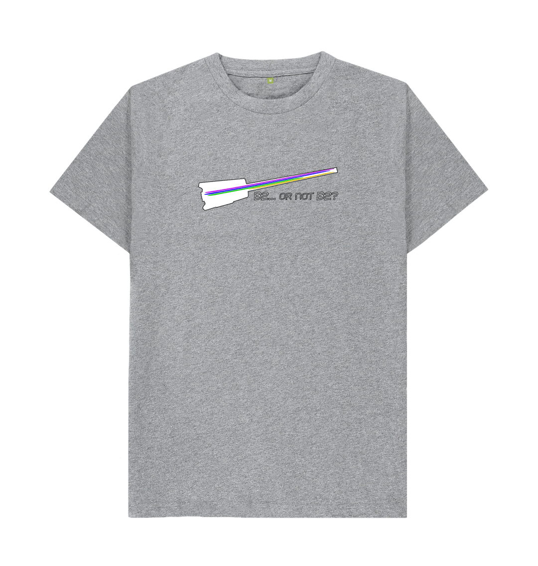 Athletic Grey \"B2... Or Not B2?\" Hohner B2 Bass Guitar Graphic Mens T-Shirt