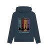 Navy Blue \"It's Not Hoarding If It's Guitars\" Womens Pullover Hoodie