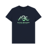 Navy Blue Printed T-shirt Front