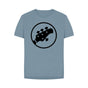 Stone Blue Womens Stingray Guitar Head T-shirt