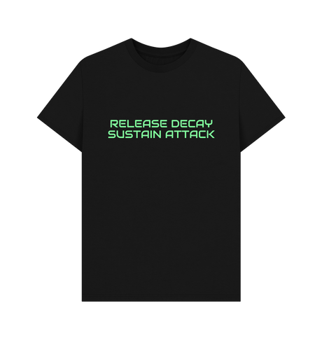 Black Printed T-shirt Front