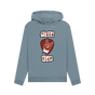 Stone Blue \"Pluck Yeah\" Graphic Rock Guitar Womens Pullover Hoodie