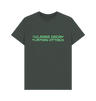 Dark Grey Printed T-shirt Front