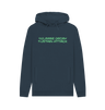 Navy Printed Hoody Front