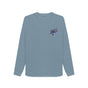 Stone Blue Womens Cartoon Character Flying V Sweater