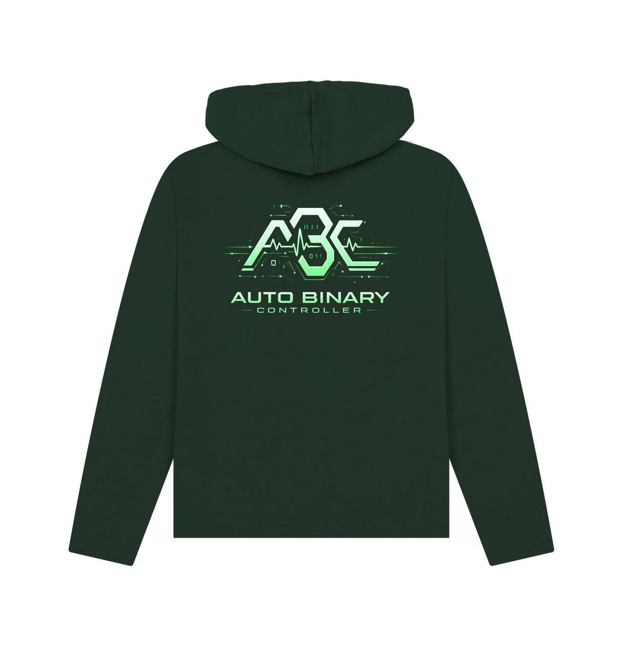 Evergreen Printed Hoody Back