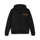 Black Zip hoody Front